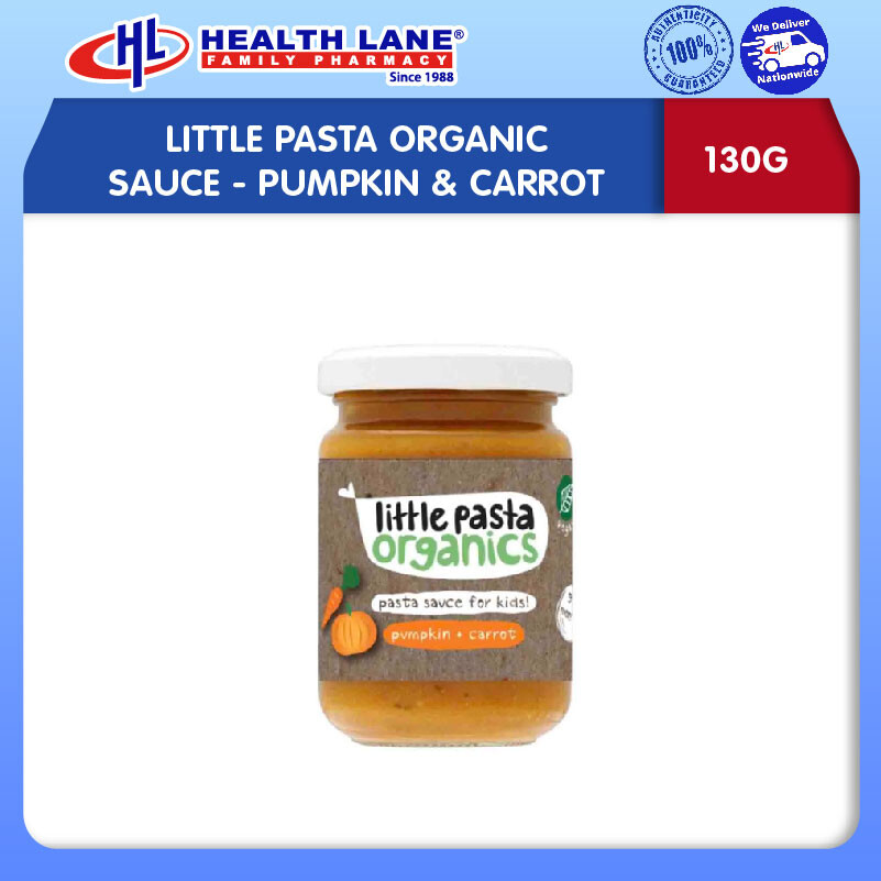 LITTLE PASTA ORGANIC SAUCE- PUMPKIN & CARROT 130G